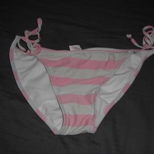 Xhilaration Pink Striped Bikini Bottom